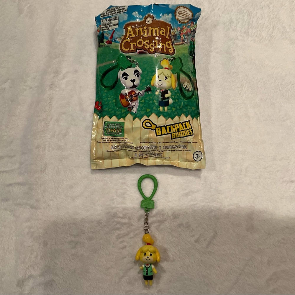 Animal Crossing Isabelle Backpack Buddies Mini Figure Blind Bag With Packaging